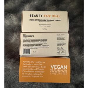 Beauty For Real Hydra-Set Translucent 2 Finishing bundle